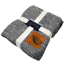 Load image into Gallery viewer, Oregon State Beavers Two Tone Sweater Knit Blanket
