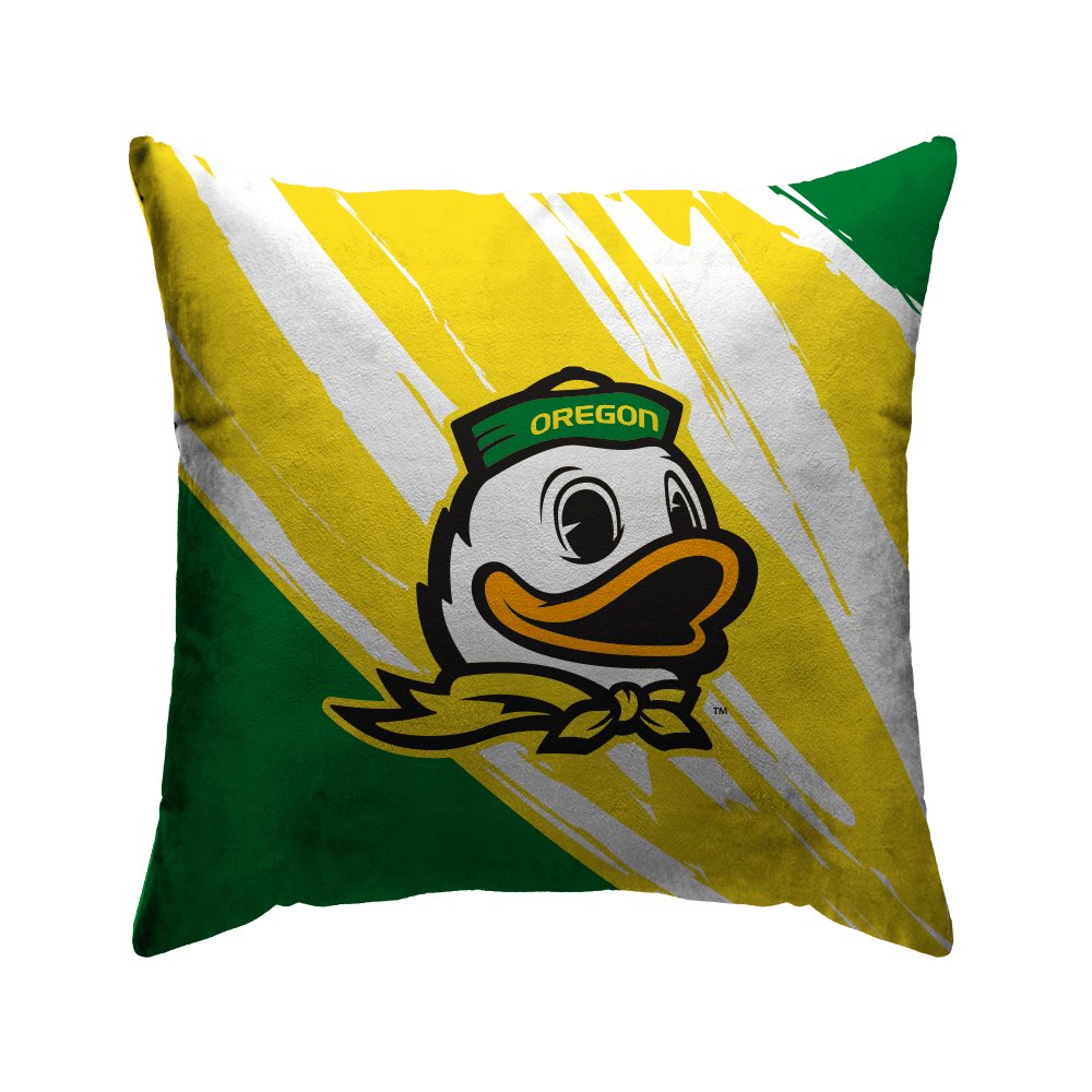 Oregon Ducks Retro Jazz Poly Spandex Decor Pillow