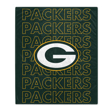Load image into Gallery viewer, Green Bay Packers Echo Wordmark Blanket
