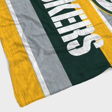 Load image into Gallery viewer, Green Bay Packers Heathered Stripe Blanket

