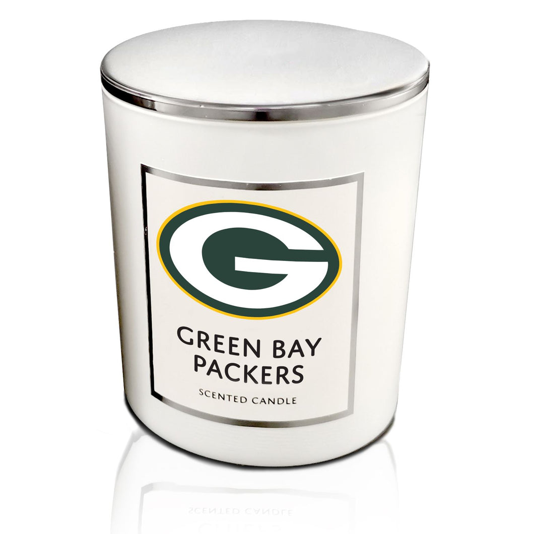 Green Bay Packers White Label Tin Top Candle