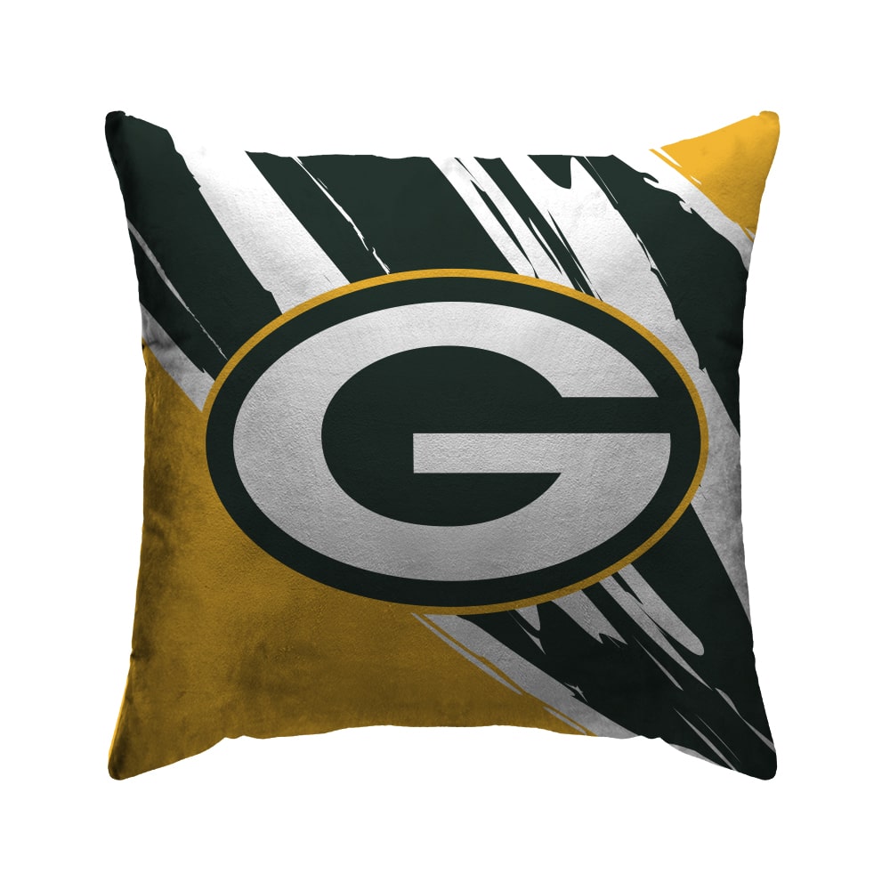 Green Bay Packers Retro Jazz Poly Spandex Decor Pillow