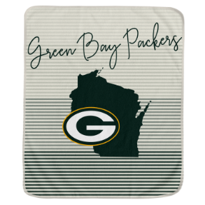 Green Bay Packers State Stripe Blanket