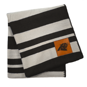 Carolina Panthers Acrylic Stripe Throw Blanket