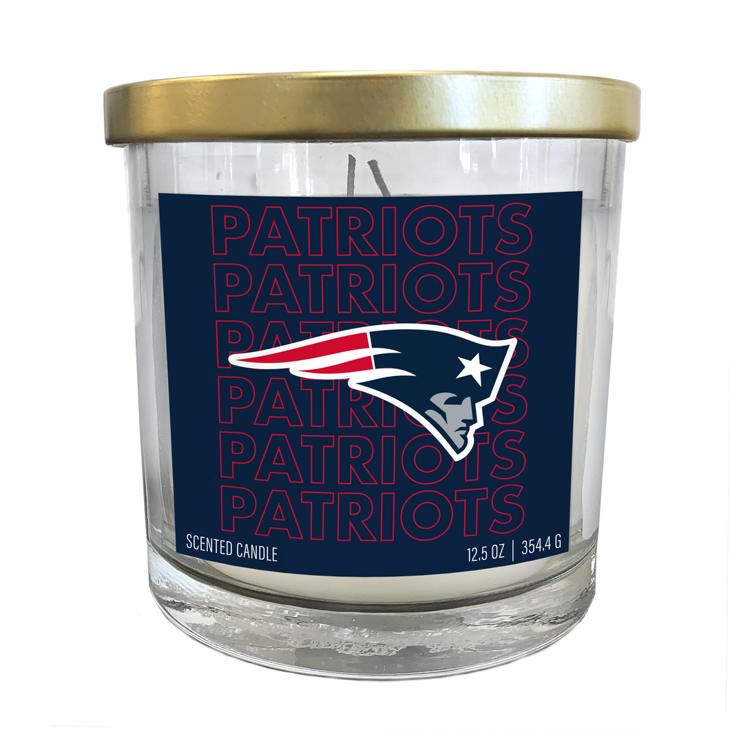 New England Patriots Echo Tin Top Candle