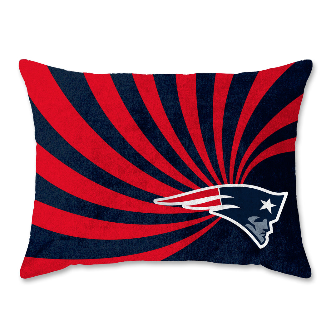 New England Patriots Wave Super Plush Bed Pillow