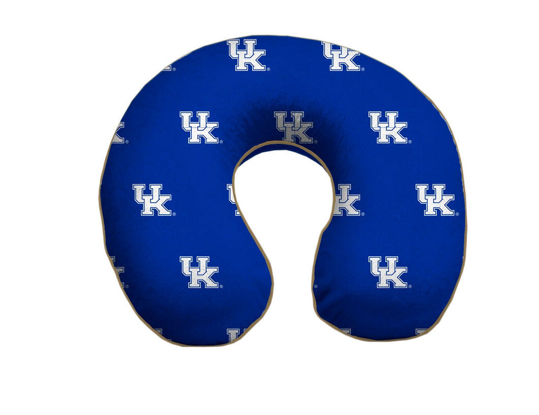 Kentucky Wildcats Repeat Logo Memory Foam Travel Pillow