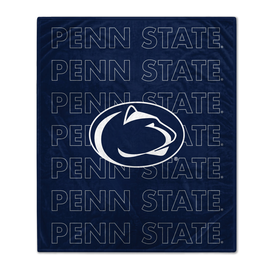 Penn State Nittany Lions Echo Wordmark Blanket
