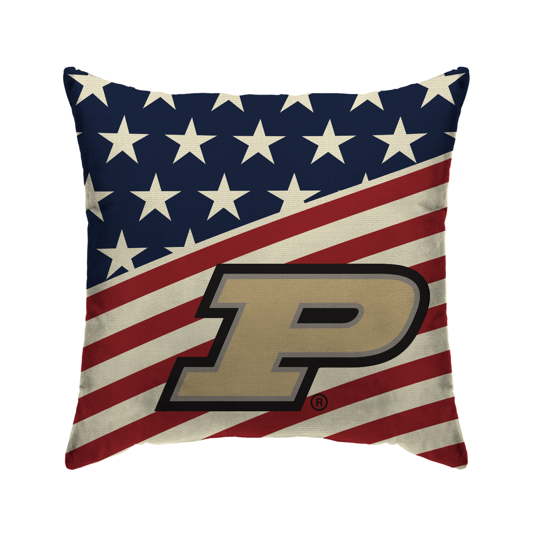 Purdue Boilermakers Americana Duck Cloth Decor Pillow