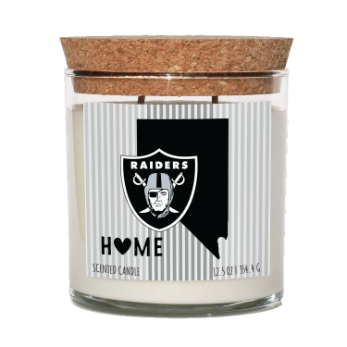 Las Vegas Raiders Home State Cork Top Candle