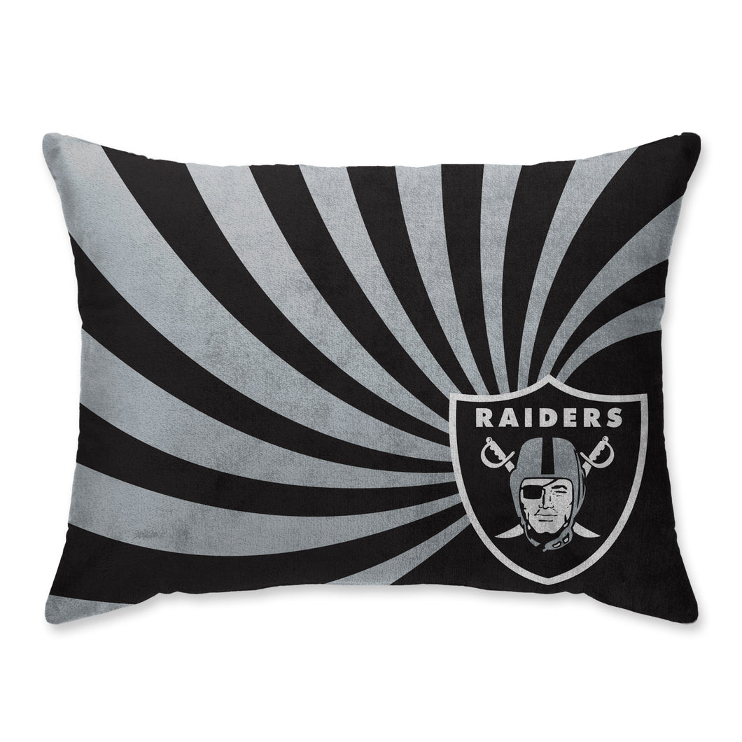 Las Vegas Raiders Wave Super Plush Bed Pillow