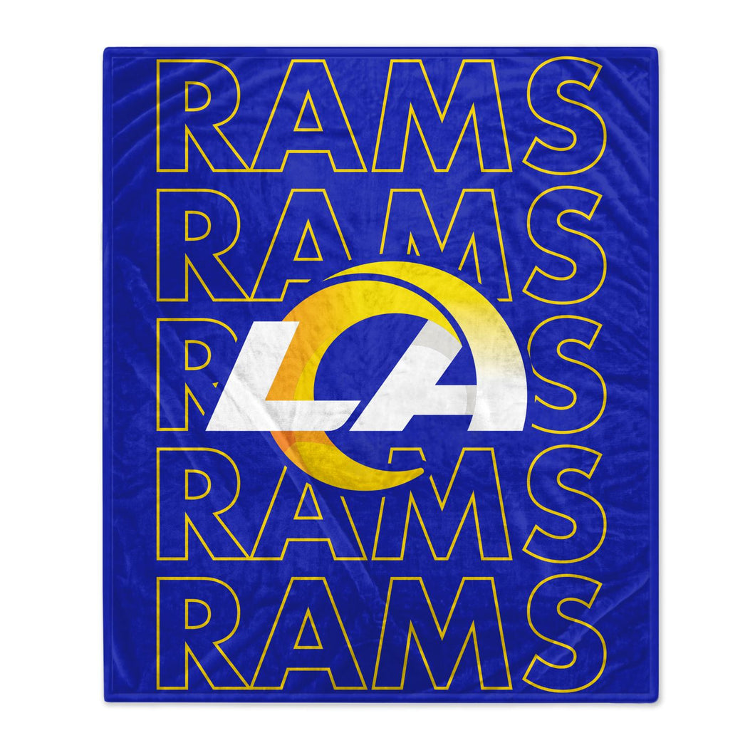Los Angeles Rams Echo Wordmark Blanket