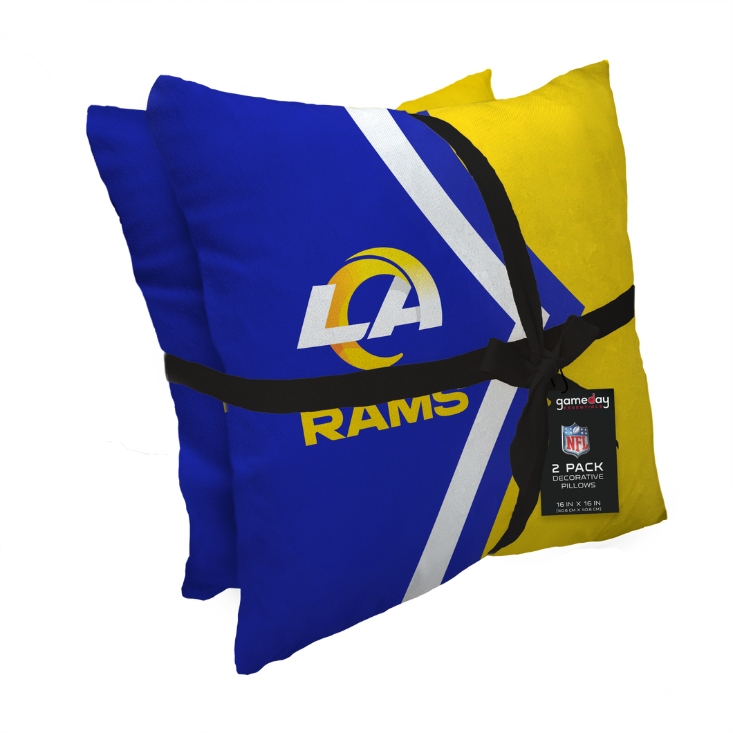 Los Angeles Rams Side Arrow 2 Pack Decor Pillows