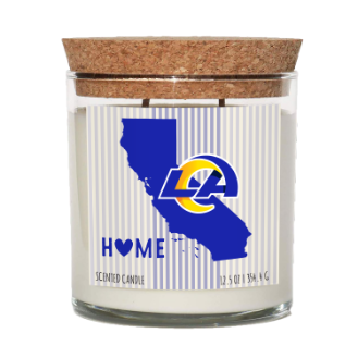 Los Angeles Rams Home State Cork Top Candle