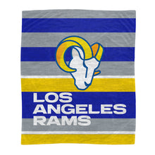 Load image into Gallery viewer, Los Angeles Rams Heathered Stripe Blanket
