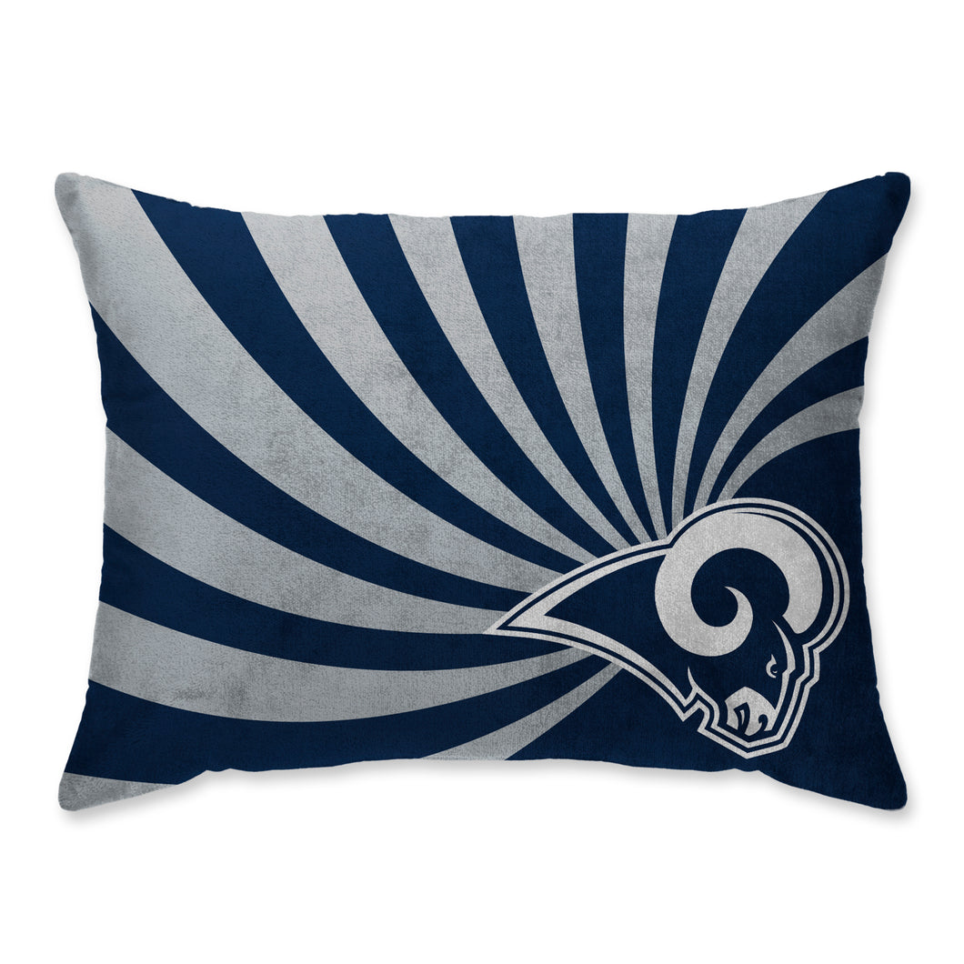 Los Angeles Rams Wave Super Plush Bed Pillow