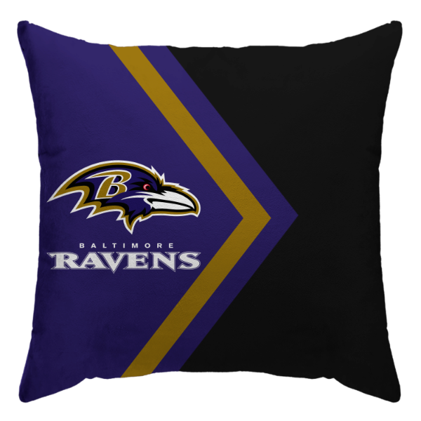 Baltimore Ravens Side Arrow Poly Spandex Decor Pillow