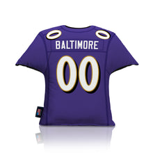 Load image into Gallery viewer, Baltimore Ravens Plushlete Big League Jersey Pillow
