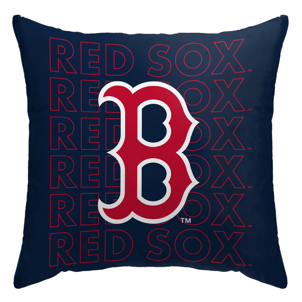 Boston Red Sox Echo Wordmark Poly Spandex Decor Pillow