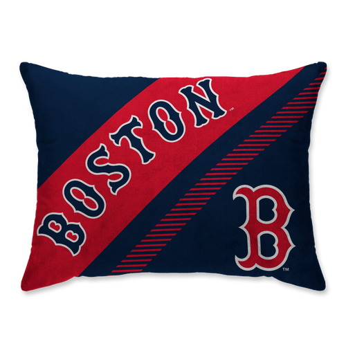 Boston Red Sox Diagonal Plush Bed Pillow