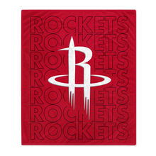 Load image into Gallery viewer, Houston Rockets Echo Wordmark Blanket
