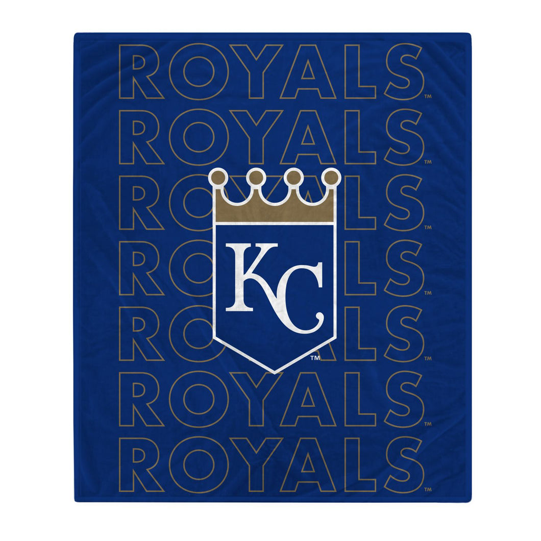 Kansas City Royals Echo Wordmark Blanket