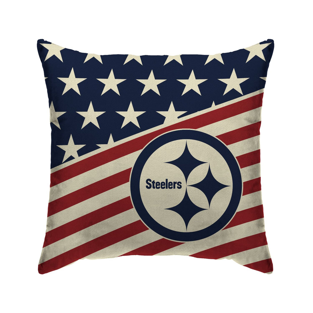 Pittsburgh Steelers Americana Duck Cloth Decor Pillow