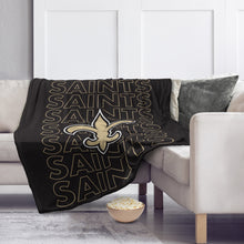 Load image into Gallery viewer, New Orleans Saints Echo Wordmark Blanket
