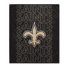 Load image into Gallery viewer, New Orleans Saints Echo Wordmark Blanket
