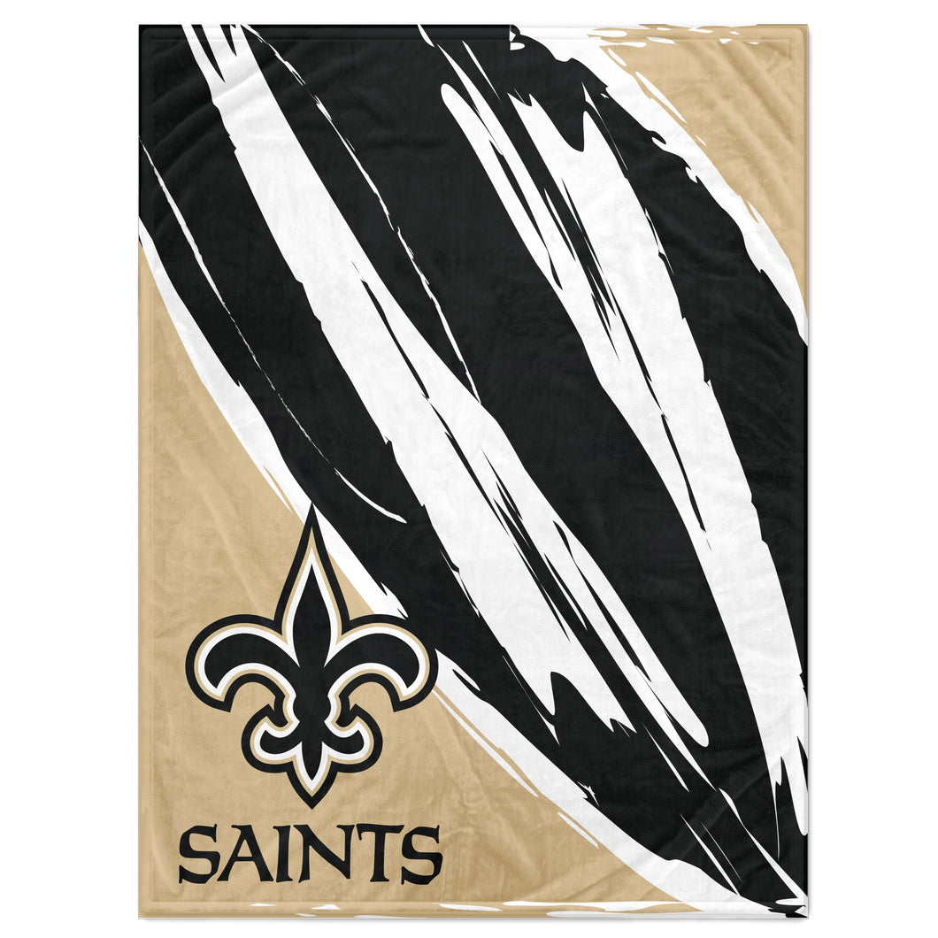 New Orleans Saints Retro Jazz Oversized Blanket