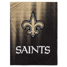 Load image into Gallery viewer, New Orleans Saints Half Tone Drip Blanket

