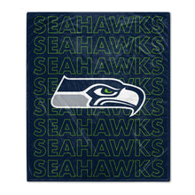 Load image into Gallery viewer, Seattle Seahawks Echo Wordmark Blanket
