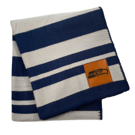 Seattle Seahawks Acrylic Stripe Throw Blanket