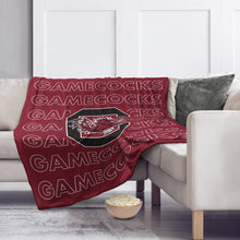 Load image into Gallery viewer, South Carolina Gamecocks Echo Wordmark Blanket
