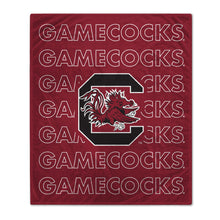Load image into Gallery viewer, South Carolina Gamecocks Echo Wordmark Blanket

