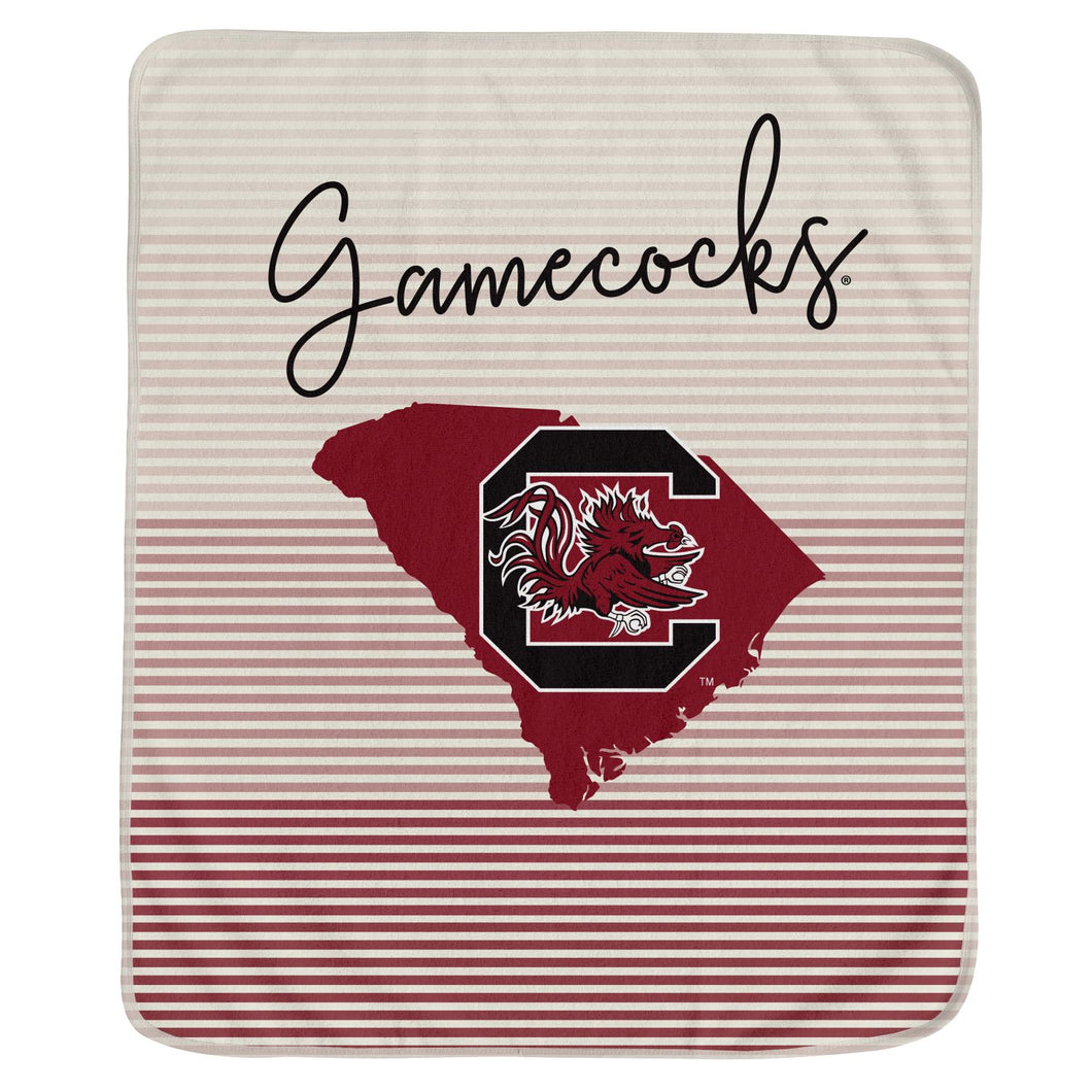 South Carolina Gamecocks State Stripe Blanket