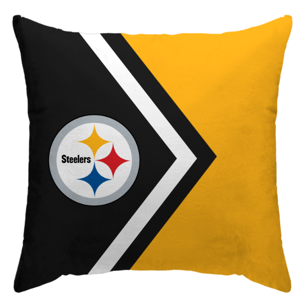 Pittsburgh Steelers Side Arrow Poly Spandex Decor Pillow