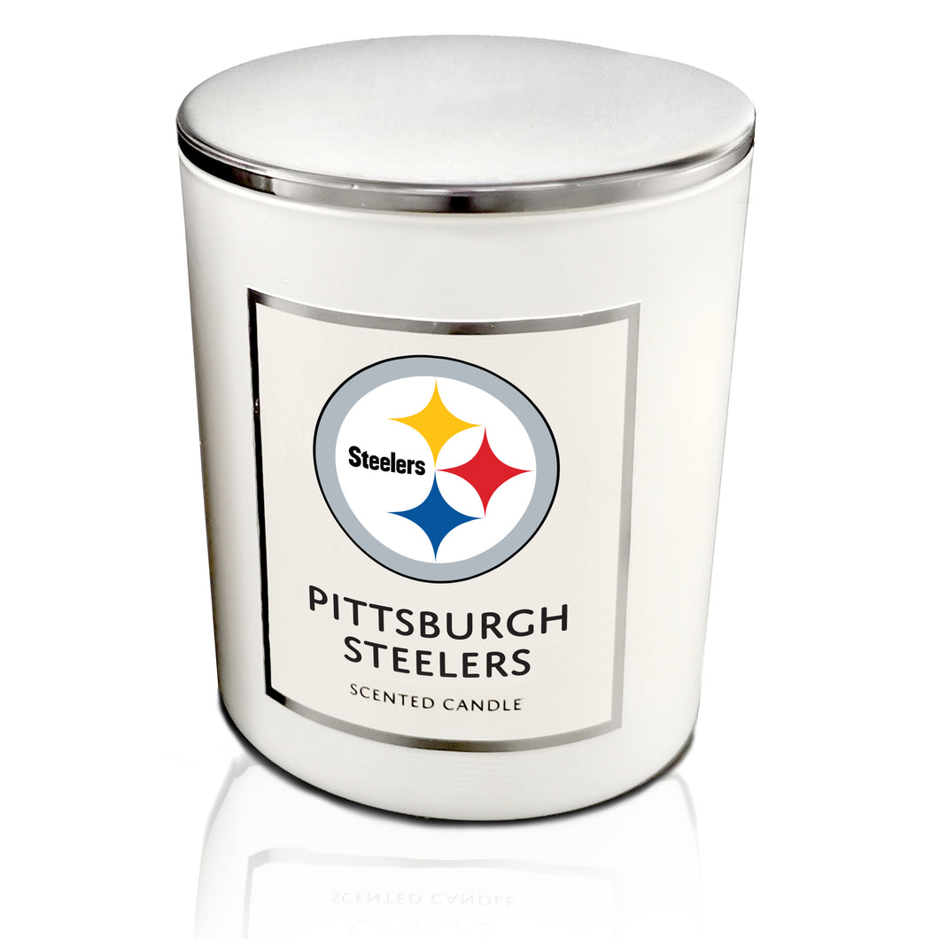 Pittsburgh Steelers White Label Tin Top Candle