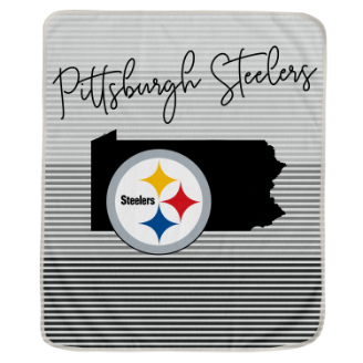 Pittsburgh Steelers State Stripe Blanket