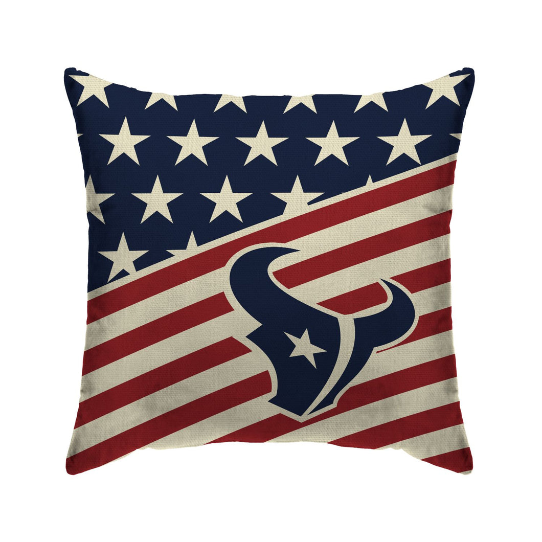 Houston Texans Americana Duck Cloth Decor Pillow