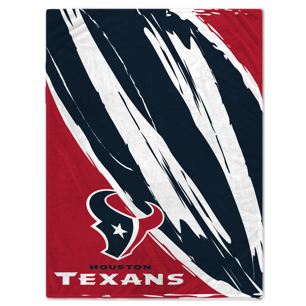 Houston Texans Retro Jazz Oversized Blanket