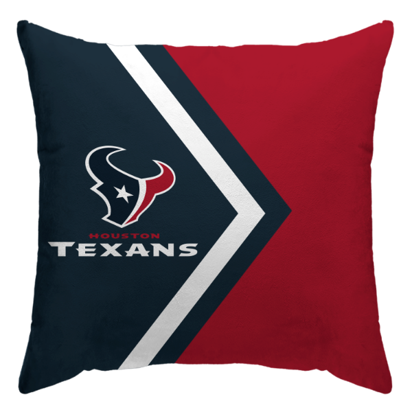 Houston Texans Side Arrow Poly Spandex Decor Pillow