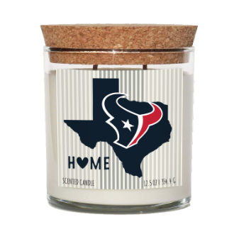 Houston Texans Home State Cork Top Candle