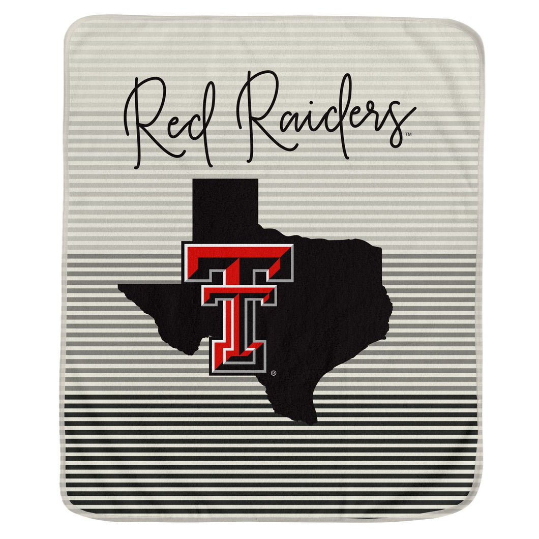 Texas Tech Raiders State Stripe Blanket
