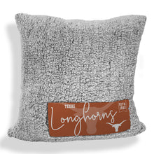 Load image into Gallery viewer, Texas Longhorns Double Stitch Alpine Sherpa Décor Pillow
