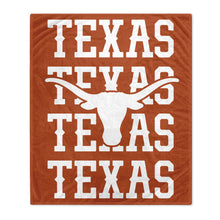 Load image into Gallery viewer, Texas Longhorns Echo Wordmark Blanket
