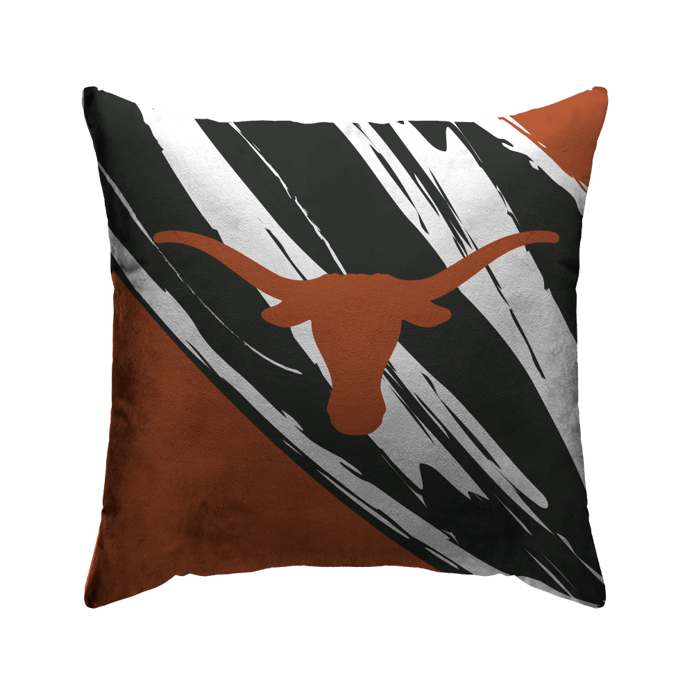 Texas Longhorns Retro Jazz Poly Spandex Decor Pillow