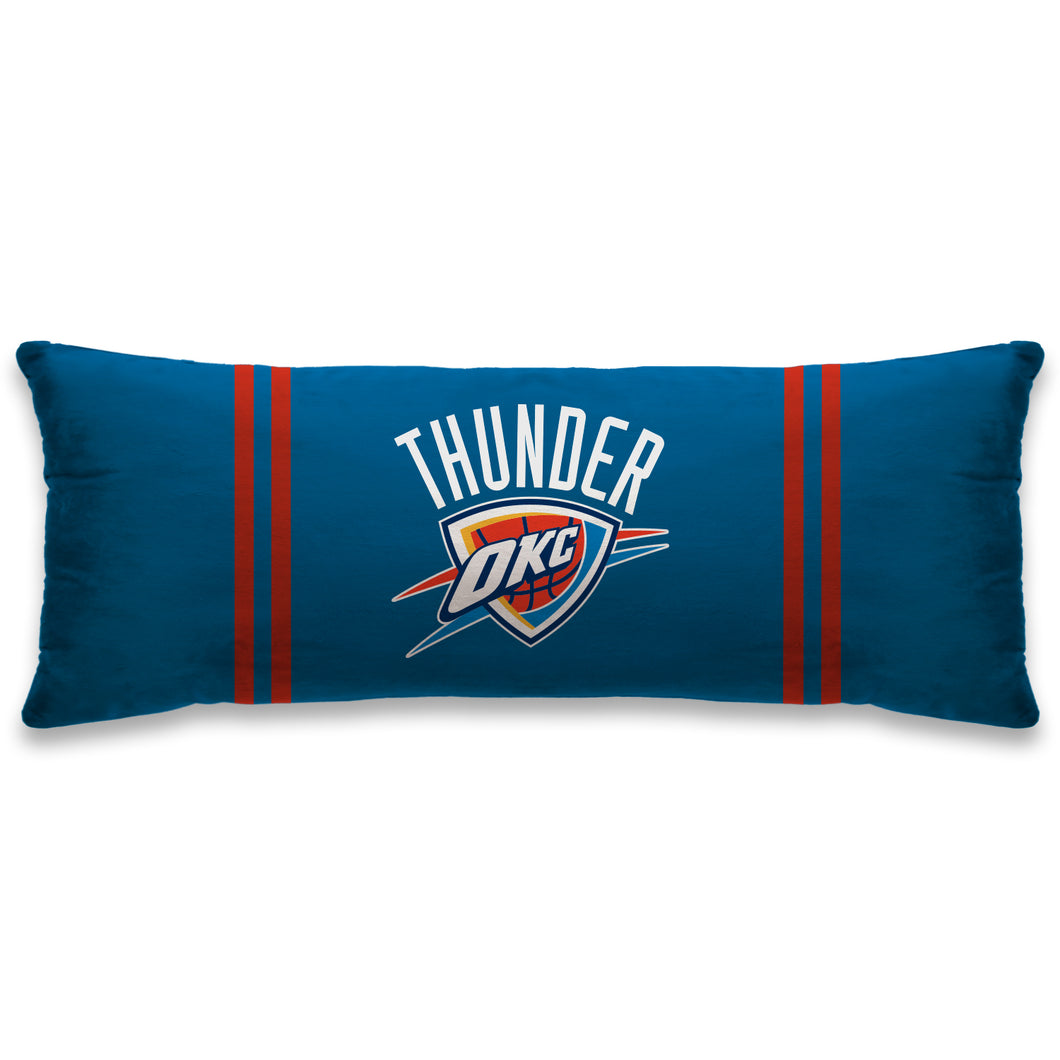 Oklahoma City Thunder Standard Logo Body Pillow