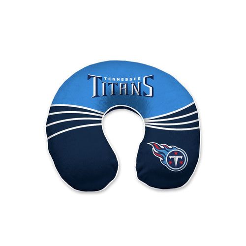 Tennessee Titans Wave Memory Foam Travel Pillow