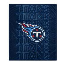 Load image into Gallery viewer, Tennessee Titans Echo Wordmark Blanket
